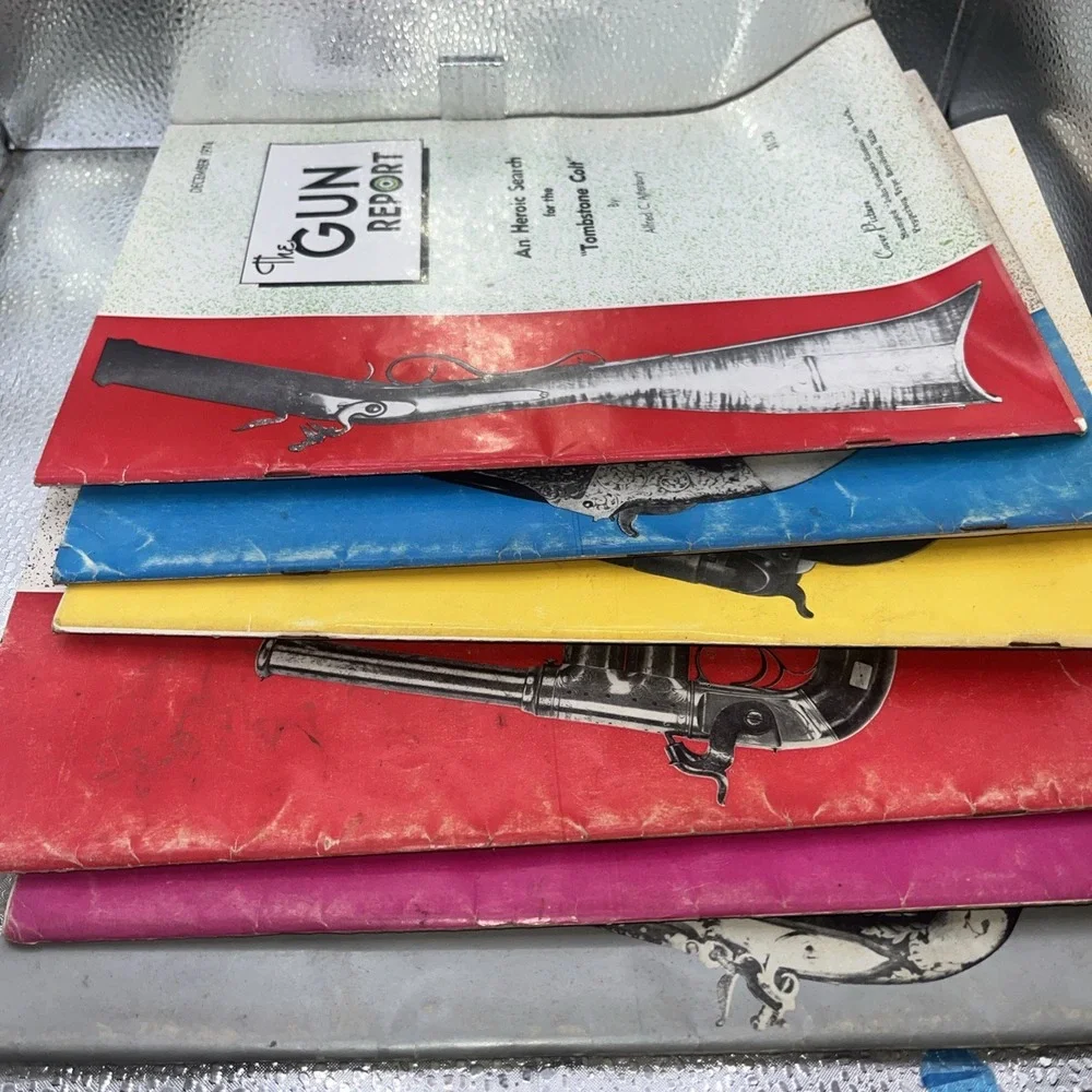 Lot Of 6 gun report magazine Vtg 1970s Rifle Pistol Henry Remington